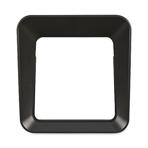 Rubbermaid Commercial Sustain Decorative Refuse with Recycling Lid, 23 gal, Metal/Plastic, Black (2078988)