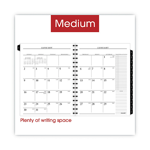 AT-A-GLANCE Executive Weekly/Monthly Planner Refill with Hourly Appointments, 8.75 x 6.88, White Sheets, 12-Month (Jan to Dec): 2026 (7090810)