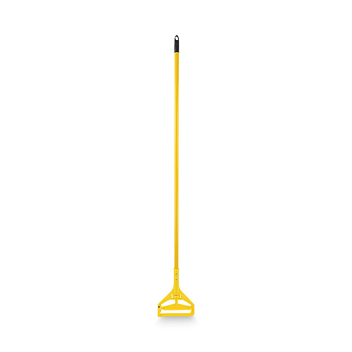 Boardwalk&reg; Side-Latch Plastic Mop Head Handle, 60" Aluminum Handle (BWK620)