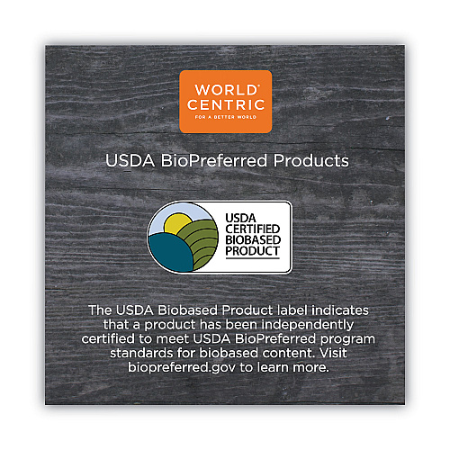 World Centric No Tree Paper Bowls, 24 oz, 4.4" Diameter x 4.5"h, Natural, Sugarcane, 500/Carton (BOSU24)