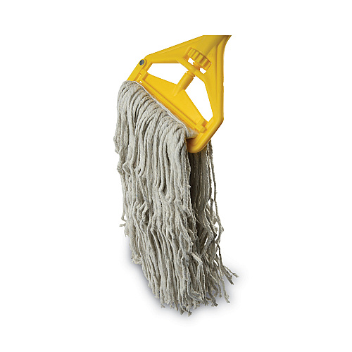 Boardwalk&reg; Side-Latch Plastic Mop Head Handle, 60" Aluminum Handle (BWK620)