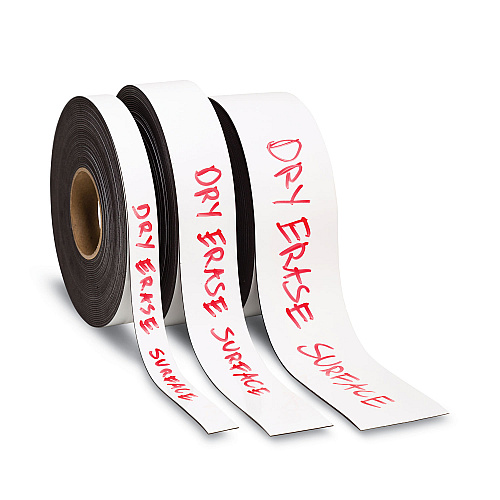 U Brands Magnetic Adhesive Tape Roll, 1" x 50 ft, Black (FM2021)