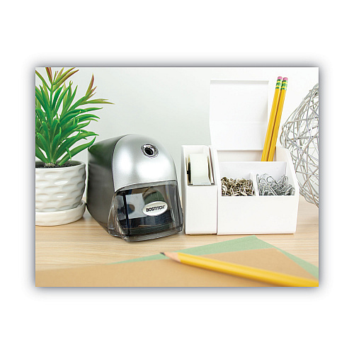 Bostitch QuietSharp Executive Electric Pencil Sharpener, AC-Powered, 4 x 7.5 x 5, Black/Graphite (EPS8HDBLK)