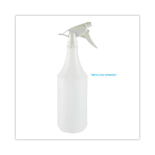 Boardwalk&reg; Trigger Sprayer 300ES f/32 oz. Bottles, White, 24 Sprayers (BWK58109)