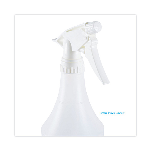 Boardwalk&reg; Trigger Sprayer 300ES f/32 oz. Bottles, White, 24 Sprayers (BWK58109)