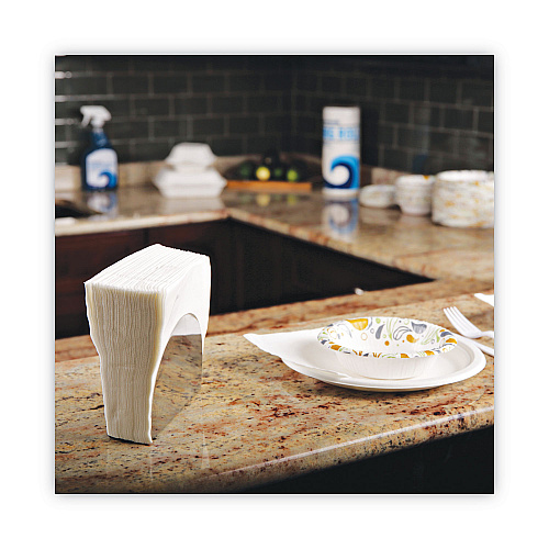 Boardwalk&reg; 1/4-Fold Lunch Napkins, 1-Ply, White, 500 Napkins, 12 Packs (BWK8310W)