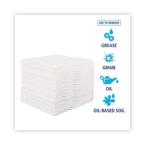 Boardwalk&reg; DRC Wipers, White, 12 x 13, 1008/Carton (BWKV040QPW)