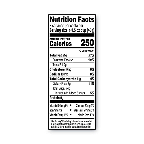 Jif Spreads, Creamy Peanut Butter, 1.5 oz Cup, 8/Box (24136)
