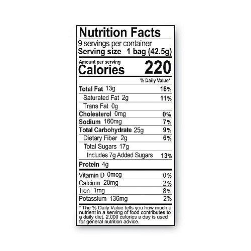 Sahale Snacks Glazed Mixes, Tangerine Vanilla, 1.5 oz Pouch, 18/Carton (900015)