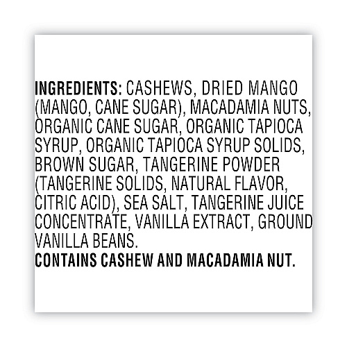 Sahale Snacks Glazed Mixes, Tangerine Vanilla, 1.5 oz Pouch, 18/Carton (900015)