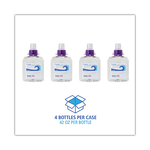Boardwalk&reg; Green Foam Soap, Fragrance Free, 1250ml Refill, 4 per Carton (BWK8400)