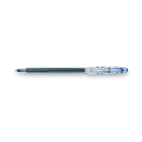 Pilot Neo-Gel Gel Pen, Stick, Fine 0.7 mm, Blue Ink, Translucent Blue Barrel, Dozen (14002)