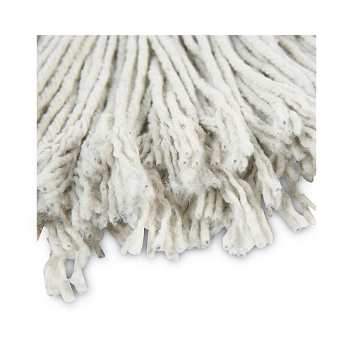 Boardwalk Cut-End Wet Mop Head, Cotton, No. 24, White 12/Carton (BWK2024CCT)
