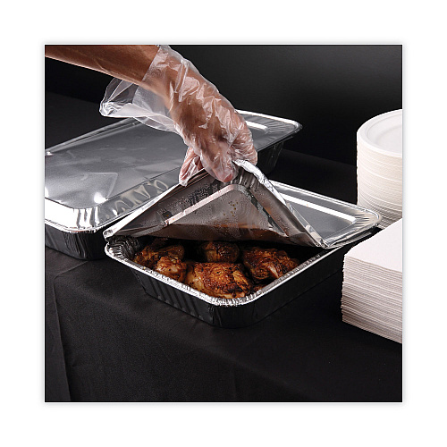 Boardwalk&reg; Aluminum Pan, Half-Size, Steam Table, Deep, 100/Carton (BWKSTEAMHFDP)