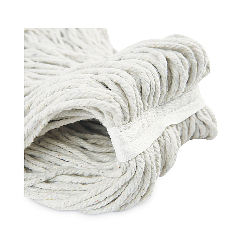 Boardwalk Cut-End Wet Mop Head, Cotton, No. 24, White 12/Carton (BWK2024CCT)