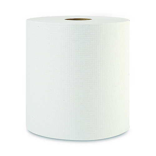 Boardwalk&reg; Hardwound Paper Hand Towels, White, 800-ft., 6 Rolls (BWK6254B)