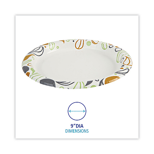 Boardwalk&reg; Deerfield Printed 9" Paper Plates, 1,000 Plates (BWKDEER9PLT)