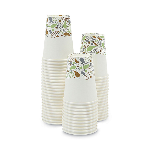 Boardwalk&reg; Deerfield Printed 12 oz Paper Hot Cups, 1000 Cups (BWKDEER12HCUP)
