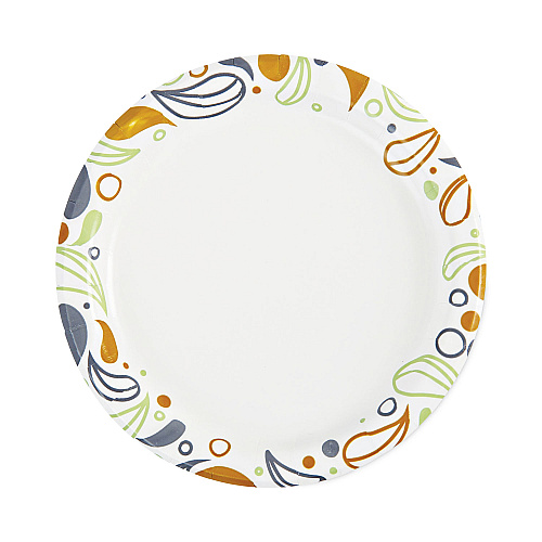 Boardwalk&reg; Deerfield Printed 6" Paper Plates, 1000 Plates (BWKDEER6PLT)