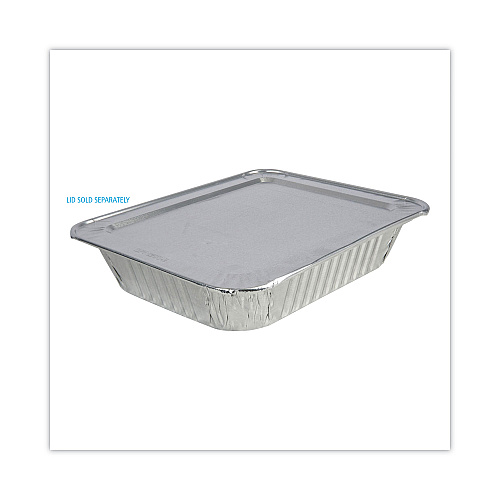 Boardwalk&reg; Aluminum Pan, Half-Size, Steam Table, Deep, 100/Carton (BWKSTEAMHFDP)