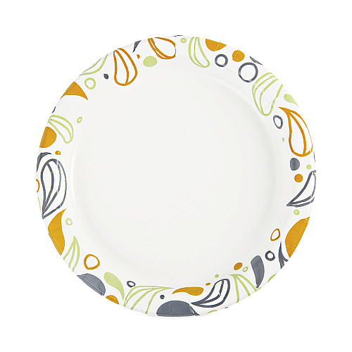 Boardwalk&reg; Deerfield Printed 9" Paper Plates, 1,000 Plates (BWKDEER9PLT)