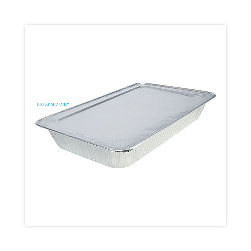 Boardwalk&reg; Full Size Steam Table Pan, Deep, Aluminum, 50 per Ctn (BWKSTEAMFLDP)