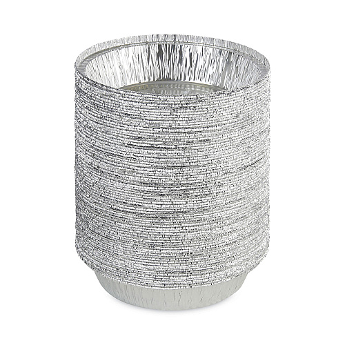 Boardwalk&reg; Aluminum Round Container, 7 in, 500/Carton (BWKROUND7)