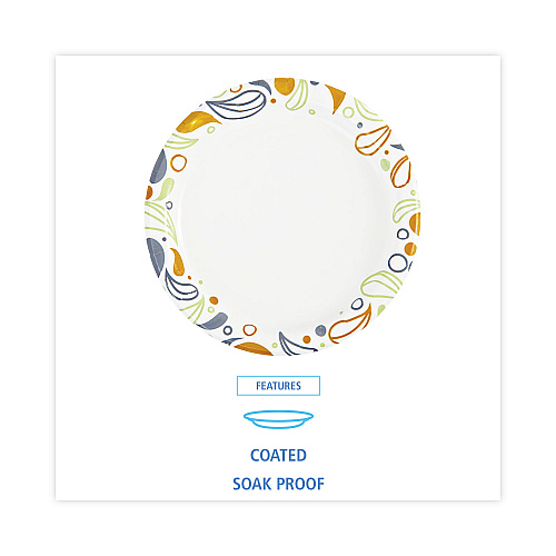Boardwalk&reg; Deerfield Printed 6" Paper Plates, 1000 Plates (BWKDEER6PLT)