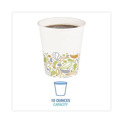 Boardwalk&reg; Deerfield Printed 10 oz Paper Hot Cups, 1000 Cups (BWKDEER10HCUP)