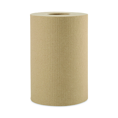 Boardwalk&reg; Hardwound Paper Towels, Brown, 350-ft., 12 Rolls (BWK6252)