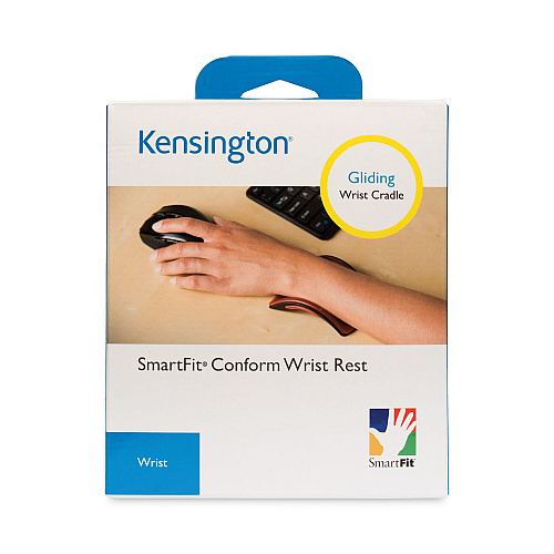 Kensington SmartFit Conform Keyboard Wrist Rest, 6.25 x 5.33, Black (55787)