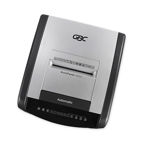 GBC AutoFeed+ 600X Super Cross-Cut Office Shredder, 600 Auto/15 Manual Sheet Capacity (WSM1757510)