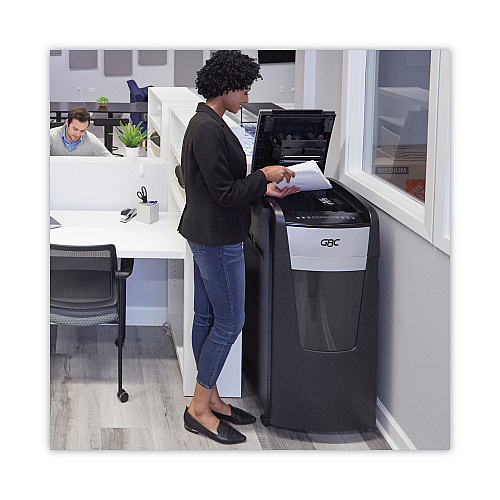 GBC AutoFeed+ 750M Micro-Cut Large Office Shredder, 750 Auto/15 Manual Sheet Capacity (WSM1757613)