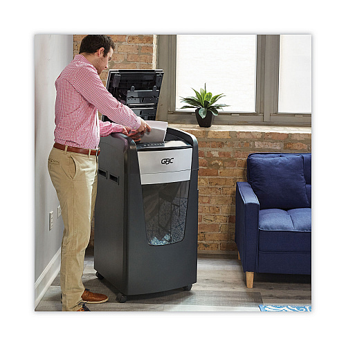 GBC AutoFeed+ 600X Super Cross-Cut Office Shredder, 600 Auto/15 Manual Sheet Capacity (WSM1757510)