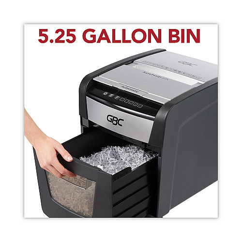 GBC AutoFeed+ 60X Super Cross-Cut Home Shredder, 60 Auto/6 Manual Sheet Capacity (WSM1757601)