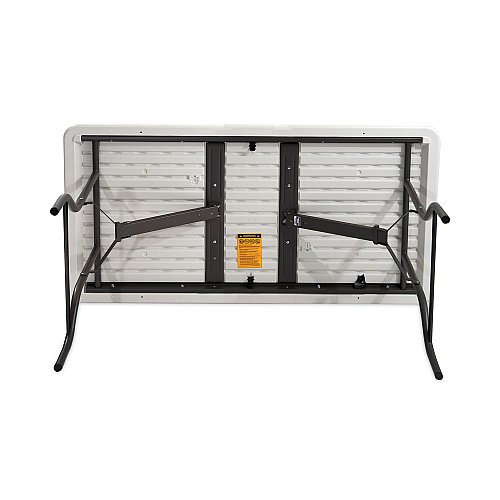 Iceberg IndestrucTable Industrial Folding Table, Rectangular, 96" x 30" x 29", Platinum (65233)