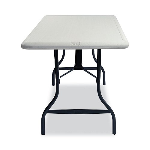Iceberg IndestrucTable Industrial Folding Table, Rectangular, 96" x 30" x 29", Platinum (65233)