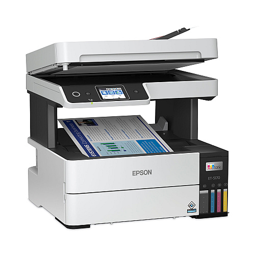 Epson EcoTank Pro ET-5170 All-in-One Supertank Printer, Copy/Fax/Print/Scan (C11CJ88201)