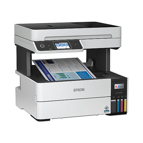 Epson EcoTank Pro ET-5170 All-in-One Supertank Printer, Copy/Fax/Print/Scan (C11CJ88201)