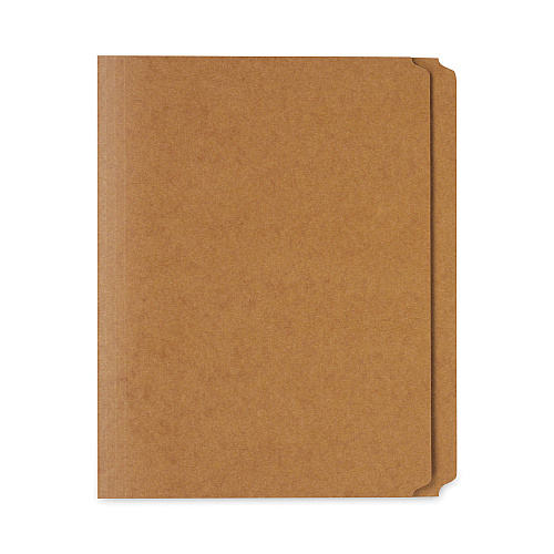 Universal Reinforced Kraft Top Tab File Folders, Straight Tabs, Letter Size, 0.75" Expansion, Brown, 100/Box (UNV16130)
