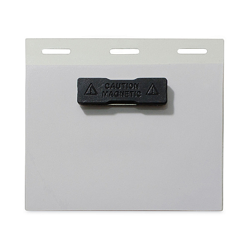C-Line Self-Laminating Magnetic Style Name Badge Holder Kit, 3" x 4", Clear, 20/Box (92843)