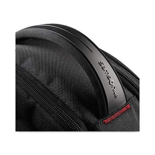 Samsonite Xenon 3 Laptop Backpack, Fits Devices Up to 15.6", Ballistic Polyester, 12 x 8 x 17.5, Black (894311041)