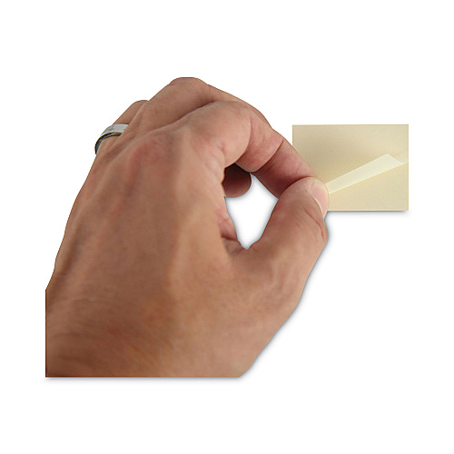 Universal Recycled Self-Stick Note Pads, 1.5" x 2", Yellow, 100 Sheets/Pad, 12 Pads/Pack (UNV28062)
