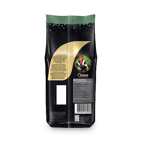 Nescaf Espresso Whole Bean Coffee, Arabica, 2.2 lb Bag, 6/Carton (24631CT)