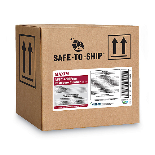 Maxim AFBC Acid-Free Restroom Cleaner, Safe-to-Ship, Fresh Scent, 32 oz Bottle, 6/Carton (03600086)