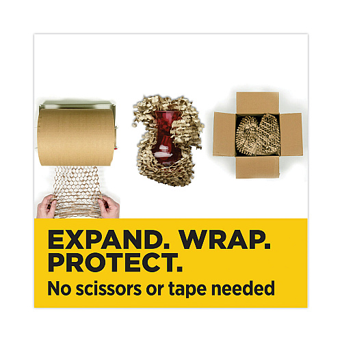 Scotch Cushion Lock Protective Wrap, 12" x 1,000 ft, Brown (PCW121000)