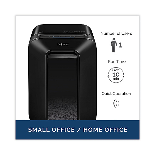 Fellowes Powershred LX170 Cross-Cut Shredder, 12 Manual Sheet Capacity (5501401)
