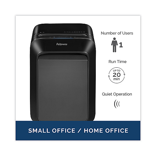 Fellowes Powershred LX180 Cross-Cut Shredder, 16 Manual Sheet Capacity (5501601)