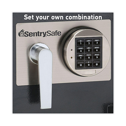 SentrySafe Digital Depository Safe, Large, 0.94 cu ft, 14w x 15.6d x 20h, Black (DH074E)