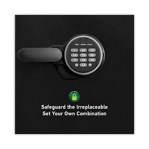 SentrySafe Fire-Safe with Digital Keypad Access, 2 cu ft, 18.67w x 19.38d x 23.88h, Black (SFW205EVB)